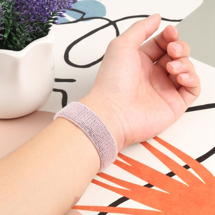 Single Lap Nylon Watch Band, Size: L 165mm For Apple Watch Ultra 49mm&Watch Ultra 2 49mm / Series 9&8&7 45mm / SE 3&SE 2&6&SE&5&4 44mm / 3&2&1 42mm(Pure Black) by bashfashion