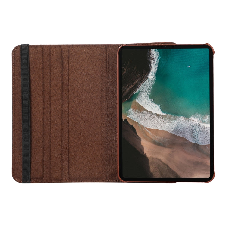 For iPad mini 6 / mini 2024 360 Degree Rotation Litchi Texture Flip Leather Tablet Case with Holder(Green) by bashfashion