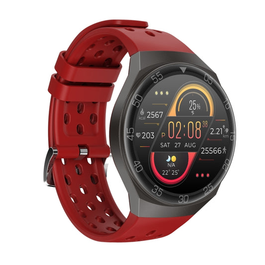 MT68 1.28 inch IPS Screen Bluetooth 5.0 IP67 Waterproof Smart Watch, Support Sleep Monitor / Multi-sports Mode / Heart Rate Monitor / Blood Pressure Monitoring(Red) by bashfashion