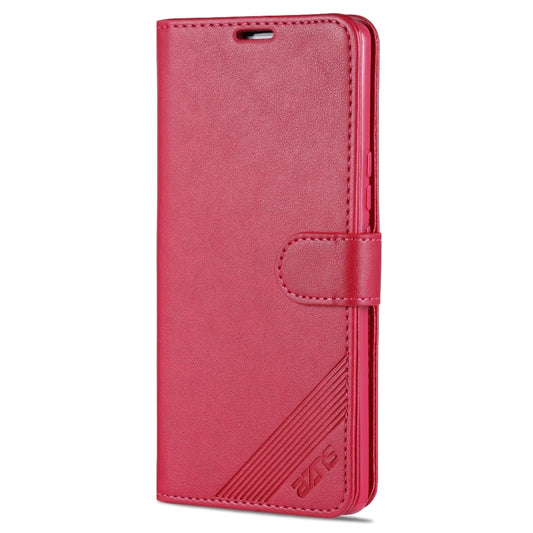 AZNS Sheepskin Texture Horizontal Flip Leather Case with Holder & Card Slots & Wallet For Honor 50 Pro(Red) by AZNS