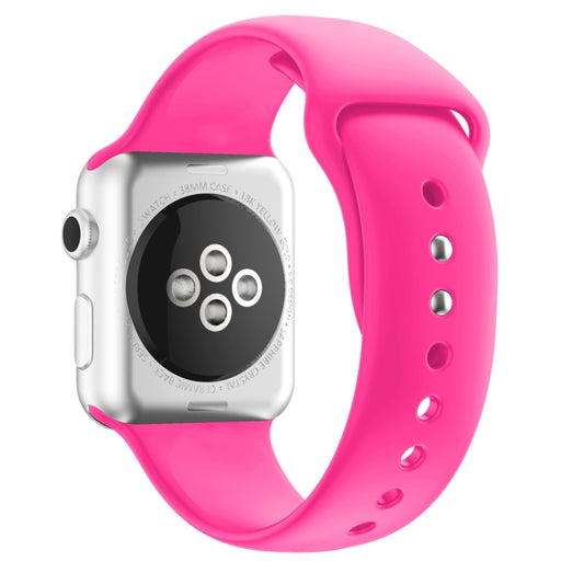 Double Nail Silicone Strap Watch Band For Apple Watch Ultra 49mm&Watch Ultra 2 49mm / Series 9&8&7 45mm / SE 3&SE 2&6&SE&5&4 44mm / 3&2&1 42mm(Pink) by bashfashion
