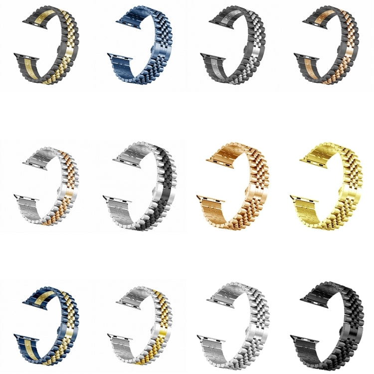 Women Five Beads Stainless Steel Watch Band Width: 20mm For Apple Watch Ultra 49mm&Watch Ultra 2 49mm / Series 9&8&7 45mm / SE 3&SE 2&6&SE&5&4 44mm / 3&2&1 42mm(Rose Gold) by bashfashion