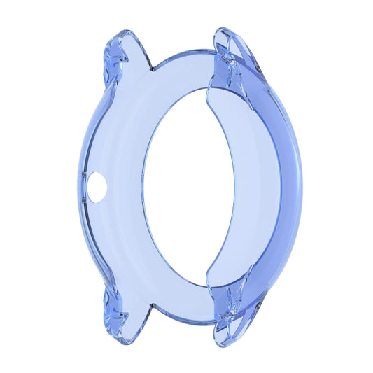 For Xiaomi IMILAB KW66 / YAMAY SW022 Half Coverage Hollowed TPU Protective Case(Transparent Blue) by bashfashion