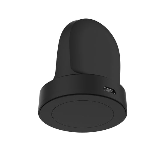 For Samsung Galaxy Watch4 Classic / Galaxy Watch4 Universal Silicone Charger Holder(Black) by bashfashion