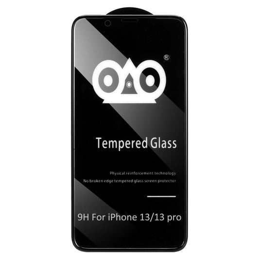 For iPhone 16e / 13 / 13 Pro Shockproof Anti-breaking Edge Airbag Tempered Glass Film by bashfashion