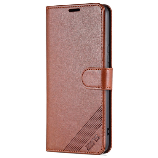For Huawei Maimang 10 SE 5G AZNS Sheepskin Texture Horizontal Flip Leather Case with Holder & Card Slots & Wallet(Brown) by AZNS