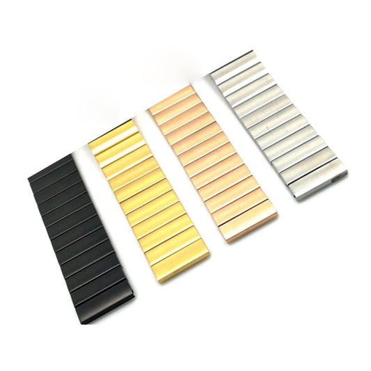 20mm For Samsung Smart Watch One-bead Steel Butterfly Buckle Watch Band(Rose Gold) by bashfashion