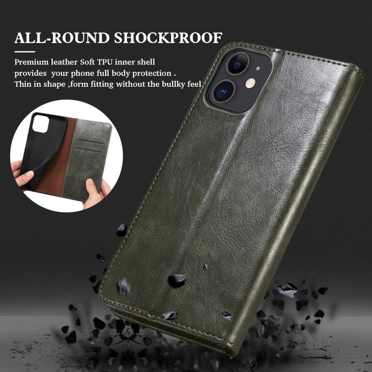 For Motorola Moto G30 Simple Wax Crazy Horse Texture Horizontal Flip Leather Case with Card Slots & Wallet(Dark Green) by bashfashion