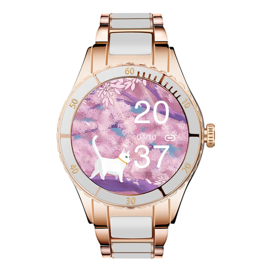 Z73 1.09 inch Touch Screen Smart Bracelet, Support Sleep Monitoring / Heart Rate Monitoring / Voice Control / Women Menstrual Cycle Reminder(White) by bashfashion