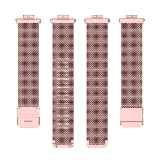 For Huawei Watch Fit Mesh Metal Watch Band(Rose Pink) by bashfashion