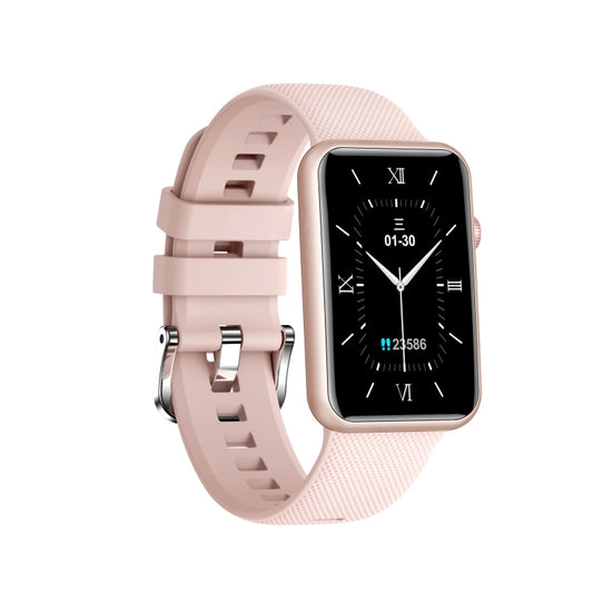 HT5 1.57 inch IPS Touch Screen IP68 Waterproof Smart Watch, Support Sleep Monitoring / Heart Rate Monitoring / Body Temperature Monitoring / Bluetooth Call(Pink) by bashfashion