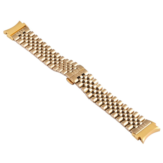 For Samsung Galaxy Watch4 40mm/44mm Five-bead Stainless Steel Watch Band(Gold) by bashfashion