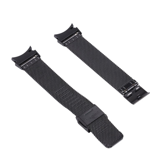 For Samsung Galaxy Watch4 40mm/44mm Double Insurance Buckle Milanese Watch Band(Black) by bashfashion