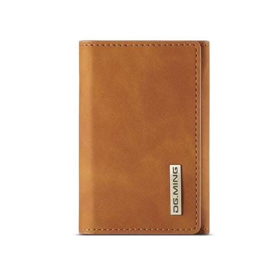 DG.MING M1 Series 3-Fold Multi Card Wallet(Brown) by DG.MING