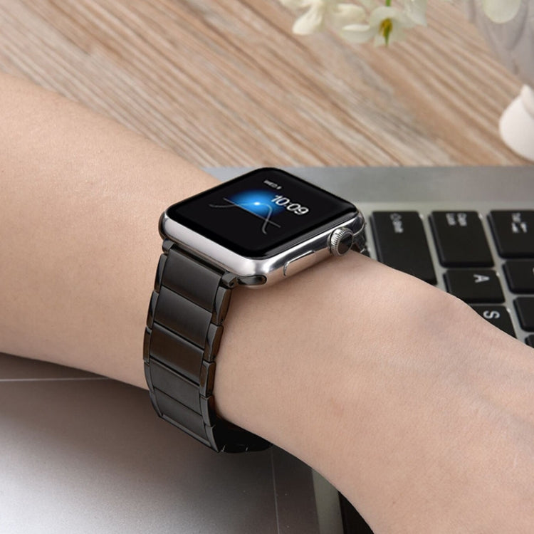 Bamboo Joint Magnetic Steel Watch Band For Apple Watch Ultra 49mm&Watch Ultra 2 49mm / Series 9&8&7 45mm / SE 3&SE 2&6&SE&5&4 44mm / 3&2&1 42mm(Silver) by bashfashion