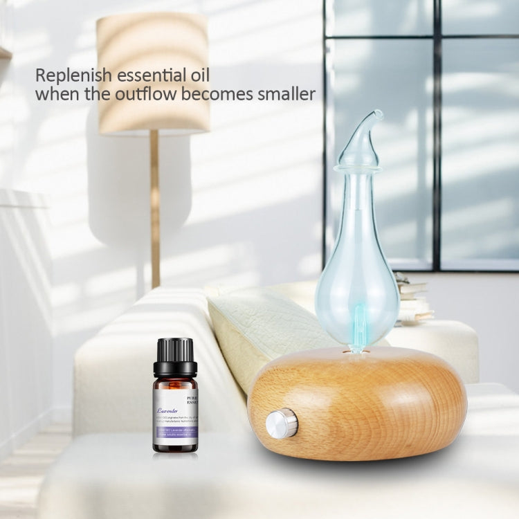 Wood Essential Oil Diffuser Aromatherapy Machine Automatic Alcohol Sprayer, Plug Specification:UK Plug(Light Brown) by bashfashion