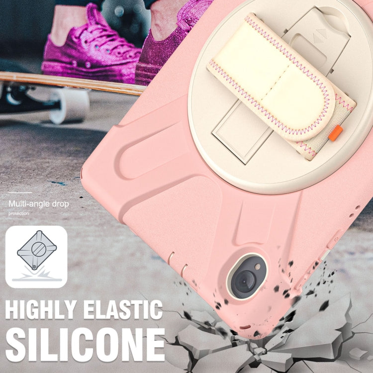 For Lenovo Tab K10 / M10 Plus Silicone + PC Protective Tablet Case(Cherry Blossom Pink) by bashfashion