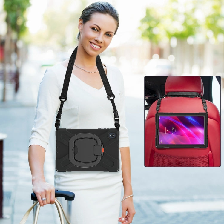 For Lenovo Tab K10 / M10 Plus Silicone + PC Protective Tablet Case(Black) by bashfashion