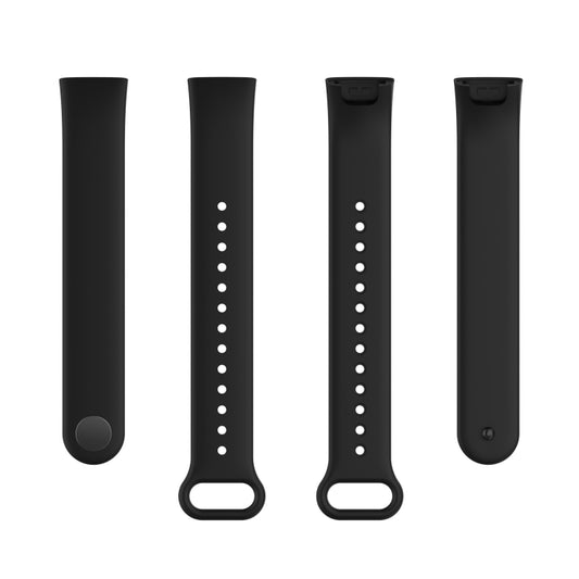 For Xiaomi Redmi Smart Band Pro Silicone Watch Band(Black) by bashfashion