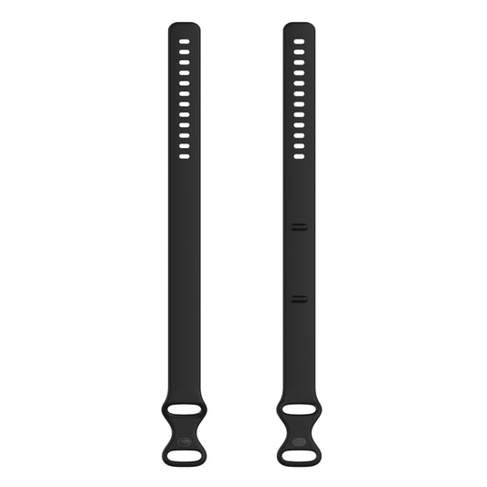 For Amazon Halo 1st Generation Butterfly Buckle Solid Color Silicone Watch Band(Black) by bashfashion