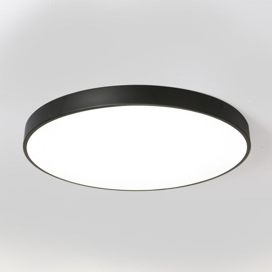 Macaron LED Round Ceiling Lamp, White Light, Size:40cm(Black) by bashfashion