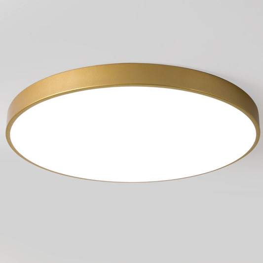 Macaron LED Round Ceiling Lamp, 3-Colors Light, Size:60cm(Gold) by bashfashion