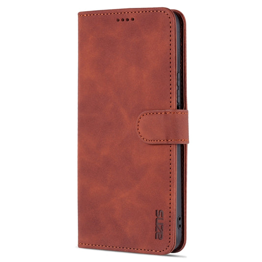 For Honor X30i AZNS Skin Feel Calf Texture Horizontal Flip Leather Phone Case(Brown) by AZNS