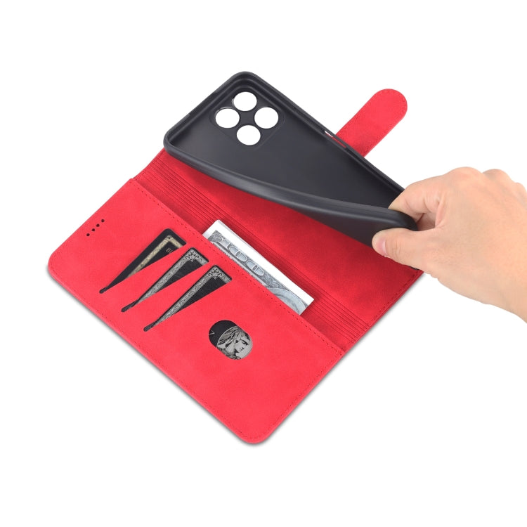 For Honor X30i AZNS Skin Feel Calf Texture Horizontal Flip Leather Phone Case(Red) by AZNS