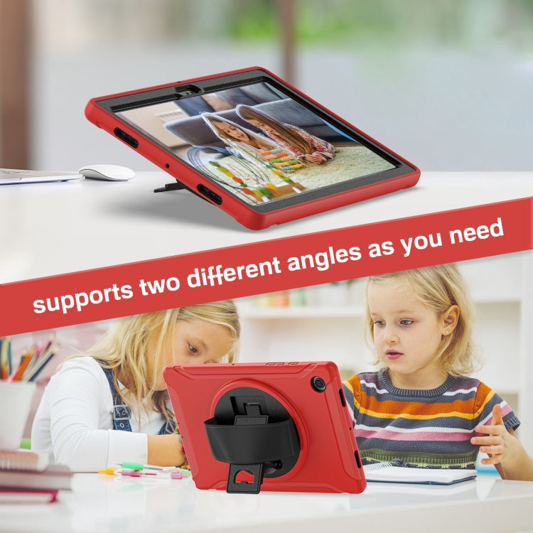 For Samsung Galaxy Tab A8 10.5 2021 Shockproof TPU + PC Tablet Case(Red) by bashfashion