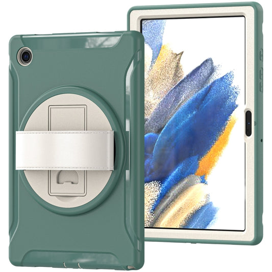 For Samsung Galaxy Tab A8 10.5 2021 Shockproof TPU + PC Tablet Case(Emmerald Green) by bashfashion