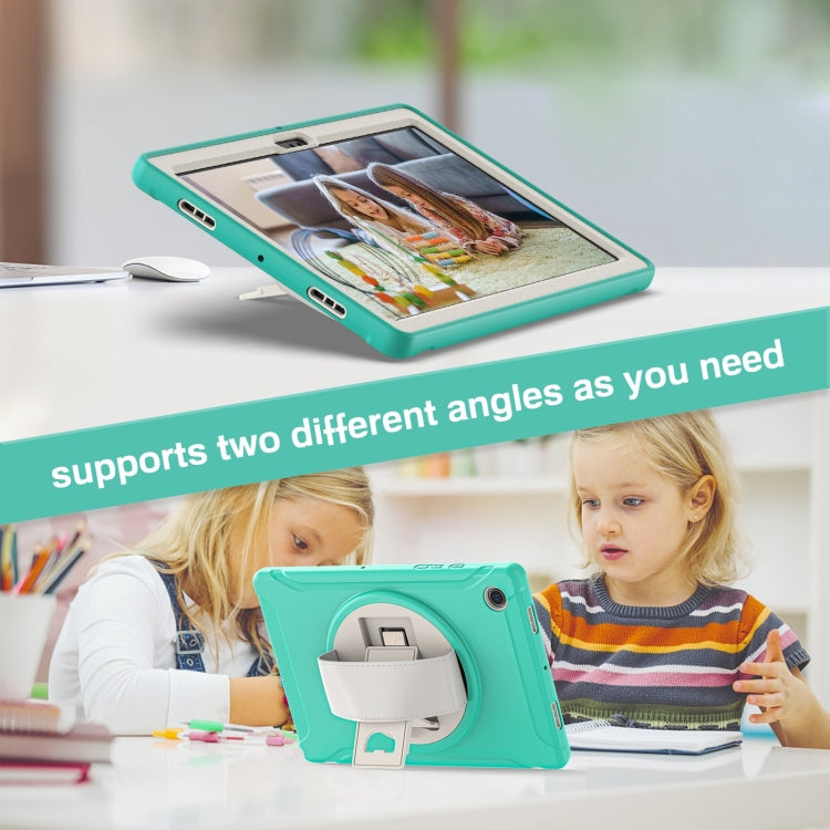 For Samsung Galaxy Tab A8 10.5 2021 Shockproof TPU + PC Tablet Case(Mint Green) by bashfashion