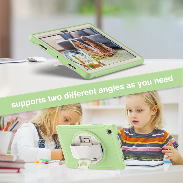 For Samsung Galaxy Tab A8 10.5 2021 Shockproof TPU + PC Tablet Case(Matcha Green) by bashfashion