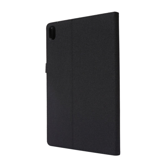 For Nokia T20 TPU + Fabric PU Leather Tablet Case(Black) by bashfashion