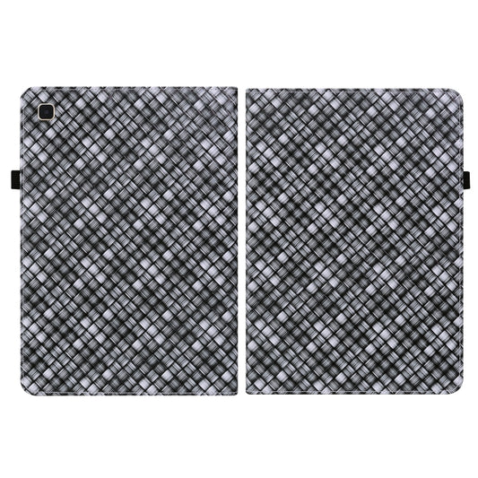 For Samsung Galaxy Tab A7 10.4 2020 Color Weave Smart Leather Tablet Case(Black) by bashfashion