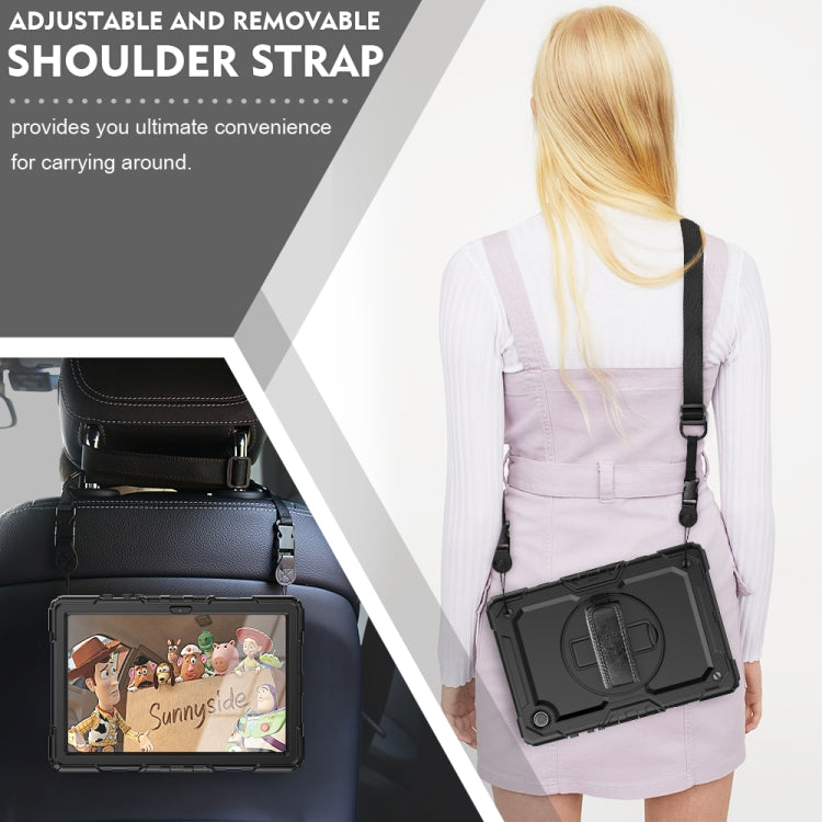 For Samsung Galaxy Tab A8 10.5 2021 X200 / X205 Silicone + PC Tablet Case(Black) by bashfashion