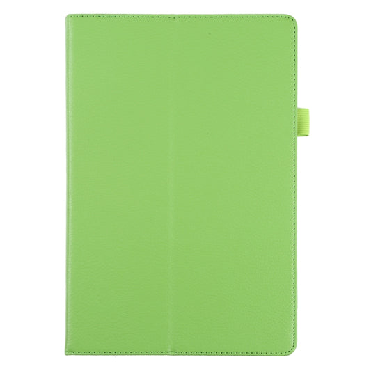 For Samsung Galaxy Tab A8 10.5 2021 Litchi Texture Solid Color Leather Tablet Case(Green) by bashfashion