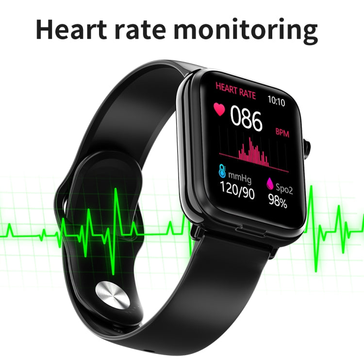 X8 1.69 inch IPS Screen Smart Watch TWS Earbuds, Support Bluetooth Call(Black) by bashfashion