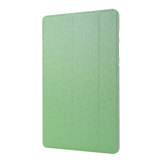 For Samsung Galaxy Tab S8 / Tab S7 Silk Texture Flip Leather Tablet Case(Green) by bashfashion