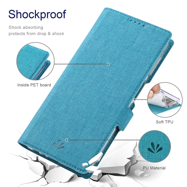 For Motorola Moto G Stylus 2022 ViLi K Series Magnetic Buckle Leather Phone Case(Blue) by ViLi