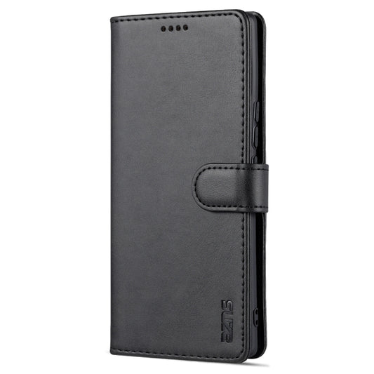 For Honor 60 AZNS Skin Feel Calf Texture Horizontal Flip Leather Phone Case(Black) by AZNS