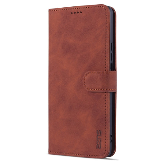 For Honor X30 AZNS Skin Feel Calf Texture Horizontal Flip Leather Phone Case(Brown) by AZNS