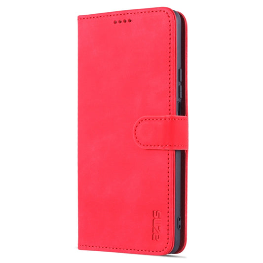 For Honor X30 AZNS Skin Feel Calf Texture Horizontal Flip Leather Phone Case(Red) by AZNS