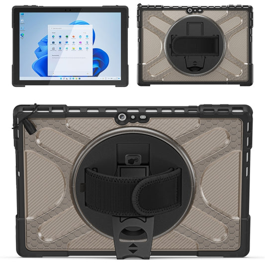 For MicroSoft Surface Pro 4 / 5 / 6 / 7 TPU + PC Tablet Case(Tea Color) by bashfashion