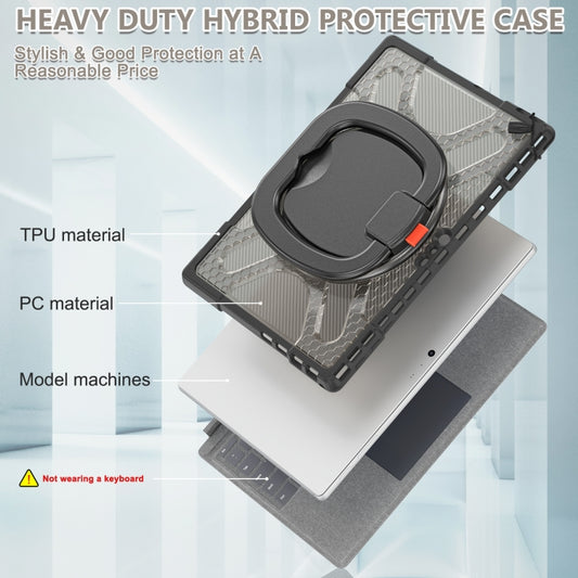 For MicroSoft Surface Pro 4 / 5 / 6 / 7 TPU + PC Tablet Case(Tea Color) by bashfashion