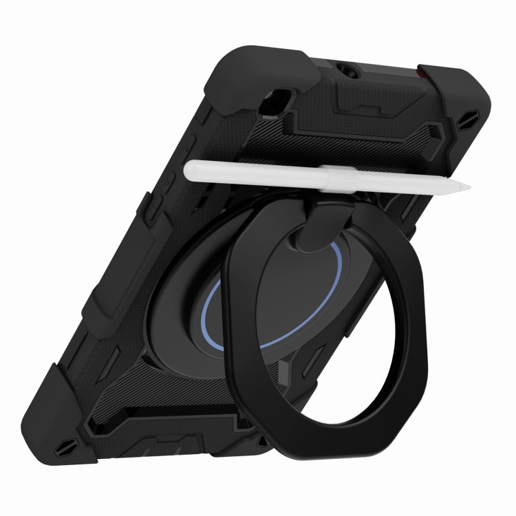 For Samsung Galaxy Tab A 8.0 2019 SM-T290 Armor Contrast Color Silicone + PC Tablet Case(Black) by bashfashion