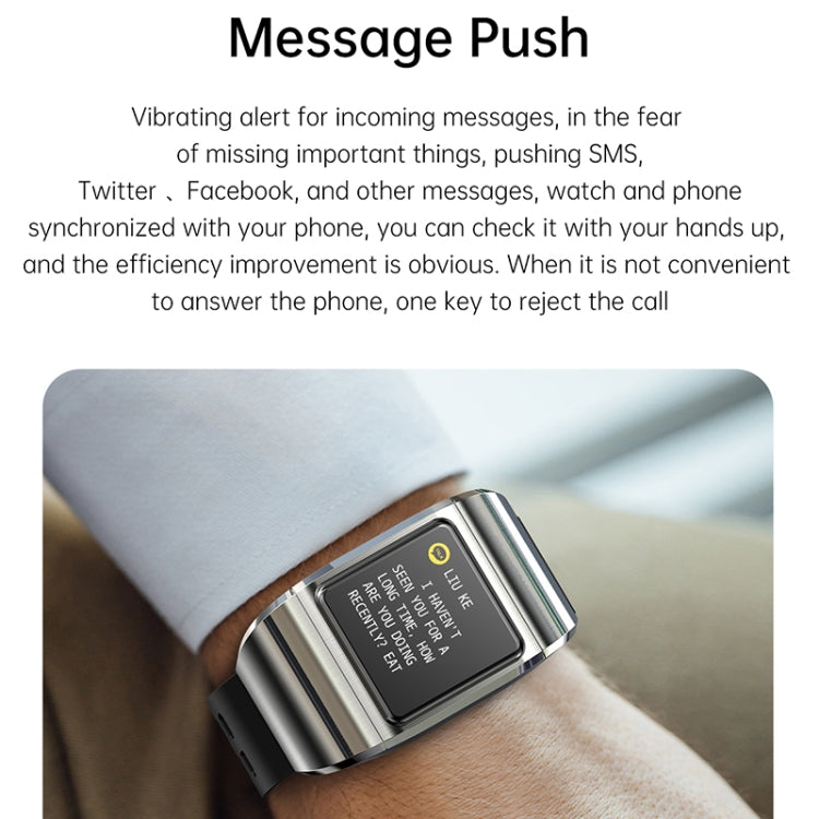 G36pro 1.3 inch IPS Screen Earphone Smart Watch,Support Blood Pressure Measurement / Sleep Monitoring(Black) by bashfashion