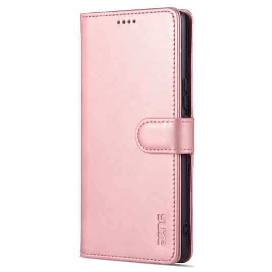 For Honor 60 SE AZNS Skin Feel Calf Texture Horizontal Flip Leather Phone Case(Rose Gold) by AZNS