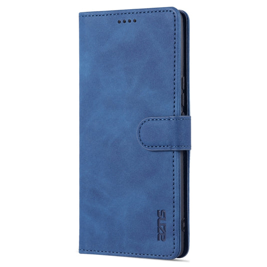 For Honor 60 SE AZNS Skin Feel Calf Texture Horizontal Flip Leather Phone Case(Blue) by AZNS