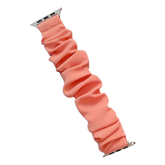 Single Loop Elasticity Watch Band For Apple Watch Ultra 49mm&Watch Ultra 2 49mm / Series 9&8&7 45mm / SE 3&SE 2&6&SE&5&4 44mm / 3&2&1 42mm(Light Red) by bashfashion