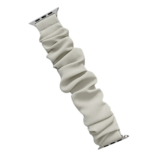 Single Loop Elasticity Watch Band For Apple Watch Ultra 49mm&Watch Ultra 2 49mm / Series 9&8&7 45mm / SE 3&SE 2&6&SE&5&4 44mm / 3&2&1 42mm(Beige) by bashfashion